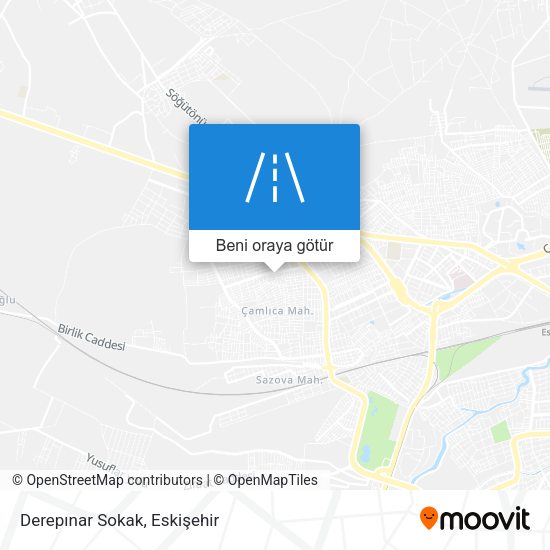 Derepınar Sokak harita