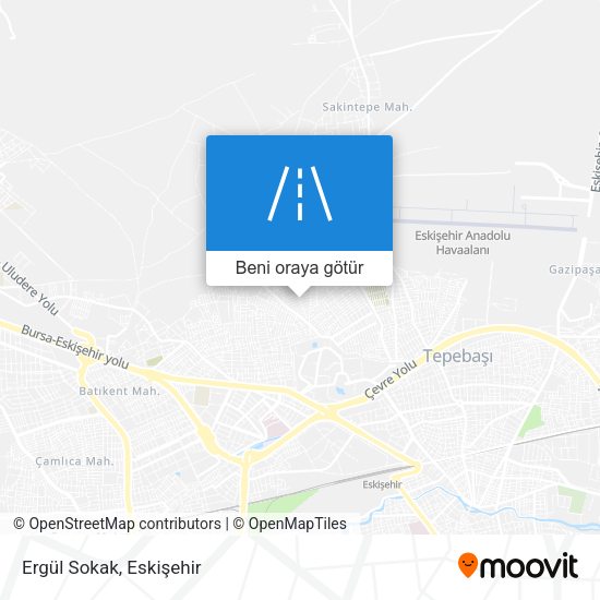 Ergül Sokak harita
