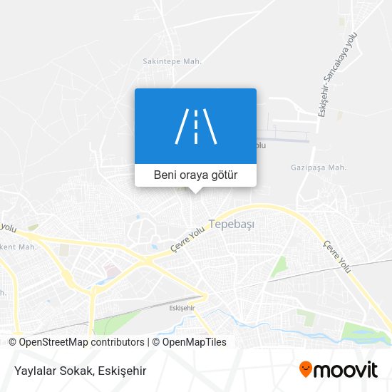 Yaylalar Sokak harita
