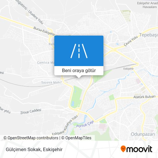 Gülçimen Sokak harita