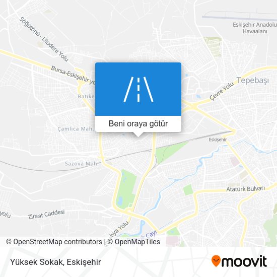 Yüksek Sokak harita