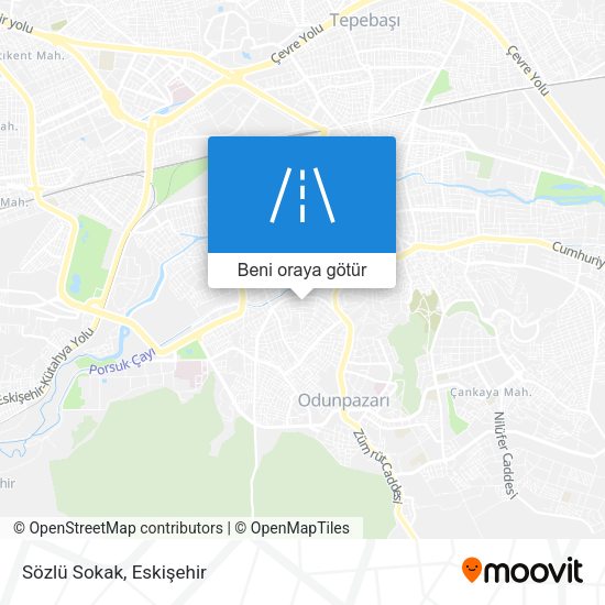 Sözlü Sokak harita