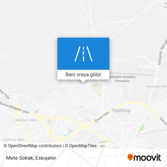 Mete Sokak harita