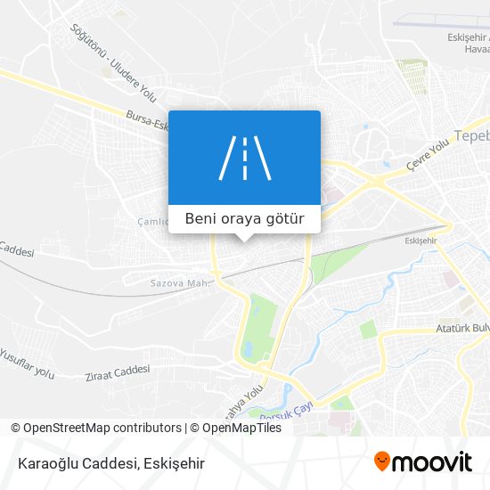 Karaoğlu Caddesi harita