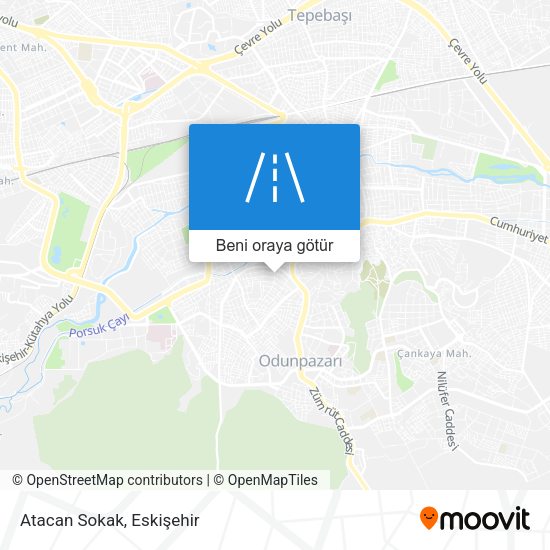 Atacan Sokak harita