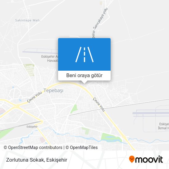 Zorlutuna Sokak harita