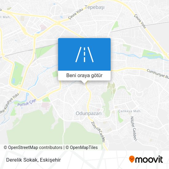 Derelik Sokak harita