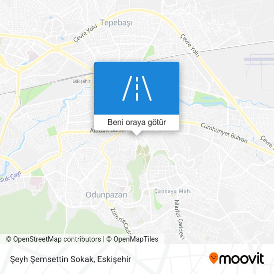 Şeyh Şemsettin Sokak harita