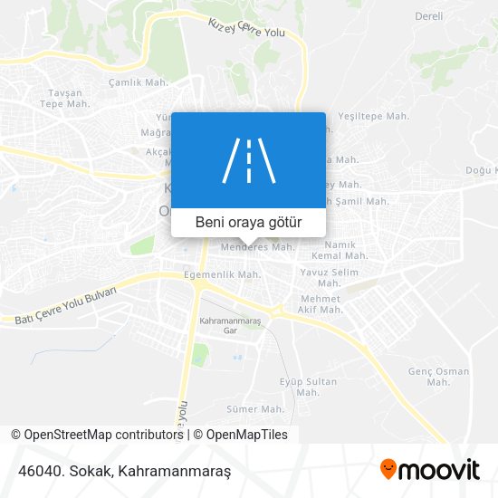 46040. Sokak harita