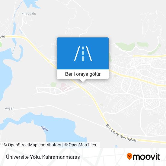 Üniversite Yolu harita