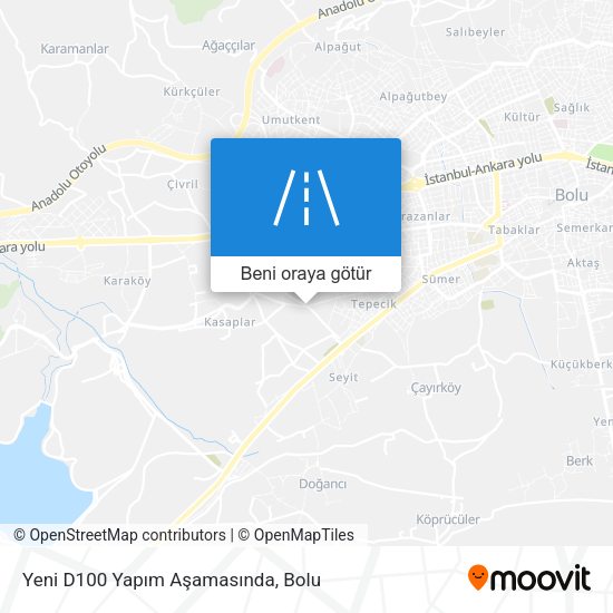 Yeni D100 Yapım Aşamasında harita