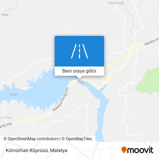 Kömürhan Köprüsü harita