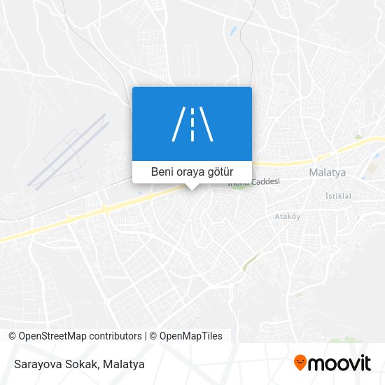 Sarayova Sokak harita