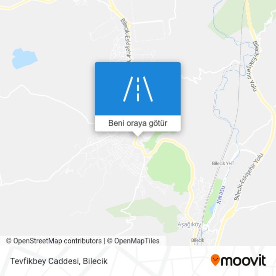 Tevfikbey Caddesi harita