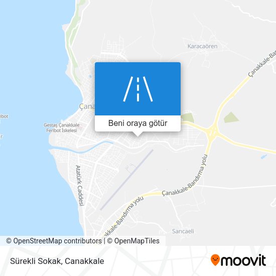 Sürekli Sokak harita