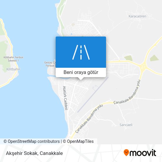 Akşehir Sokak harita