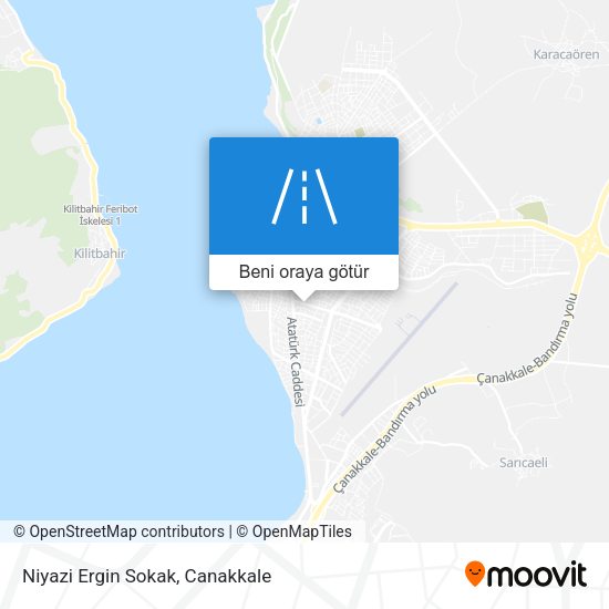 Niyazi Ergin Sokak harita