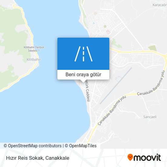Hızır Reis Sokak harita
