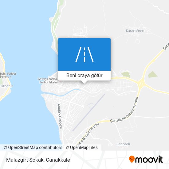 Malazgirt Sokak harita