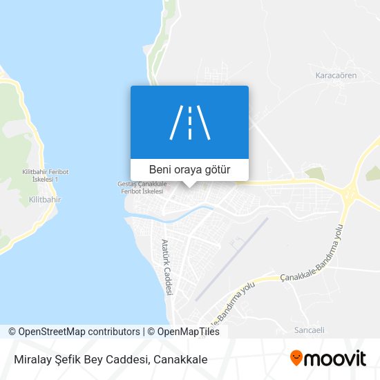 Miralay Şefik Bey Caddesi harita