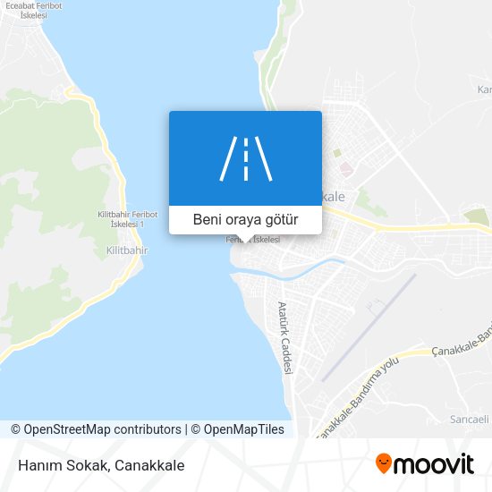 Hanım Sokak harita