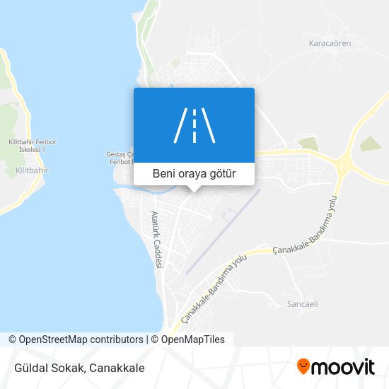 Güldal Sokak harita