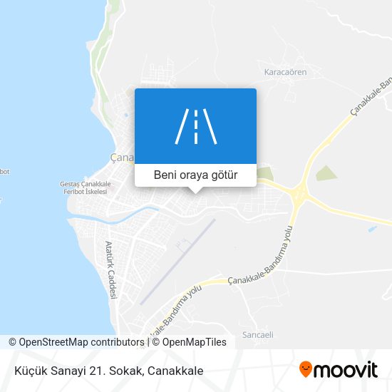 Küçük Sanayi 21. Sokak harita
