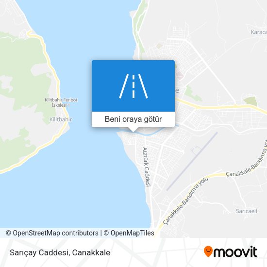 Sarıçay Caddesi harita