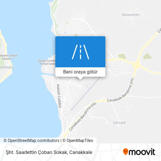 Şht. Saadettin Çoban Sokak harita