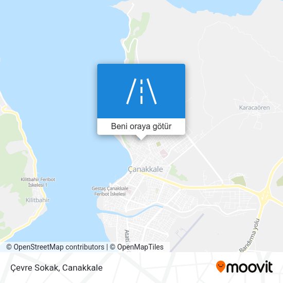 Çevre Sokak harita