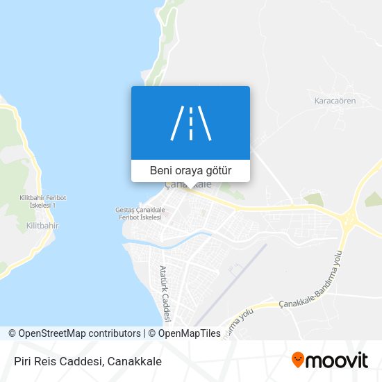 Piri Reis Caddesi harita