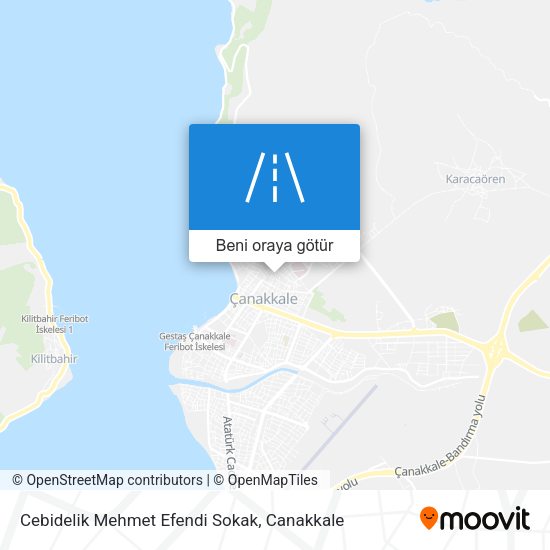 Cebidelik Mehmet Efendi Sokak harita