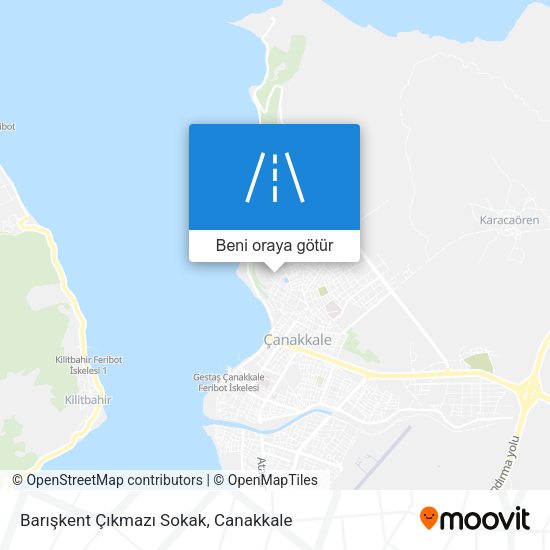 Barışkent Çıkmazı Sokak harita