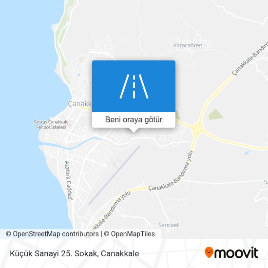 Küçük Sanayi 25. Sokak harita