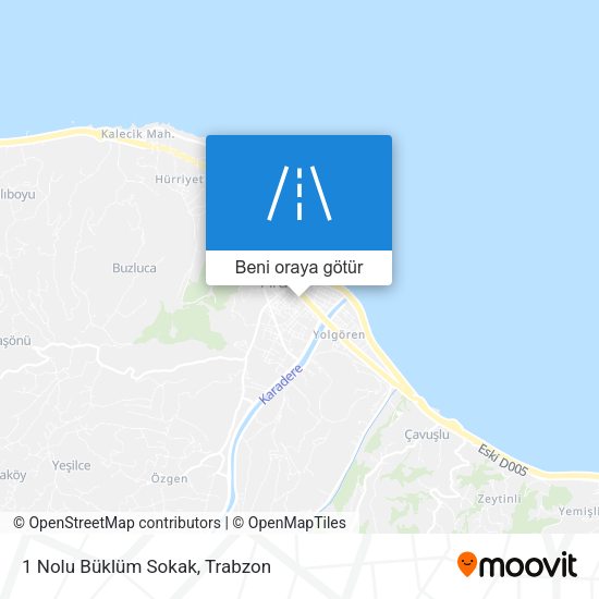 1 Nolu Büklüm Sokak harita