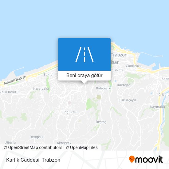 Karlık Caddesi harita