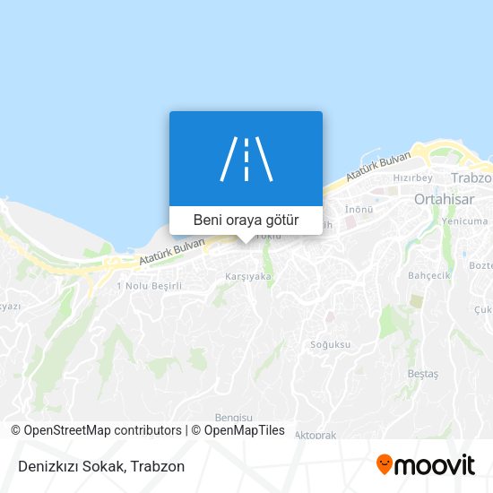 Denizkızı Sokak harita