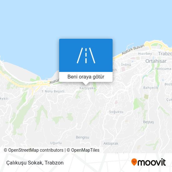 Çalıkuşu Sokak harita