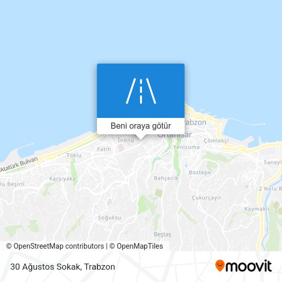30 Ağustos Sokak harita