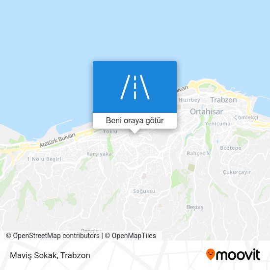 Maviş Sokak harita