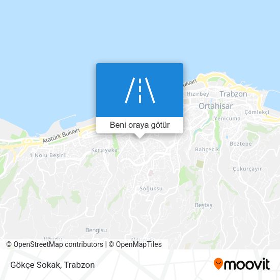 Gökçe Sokak harita