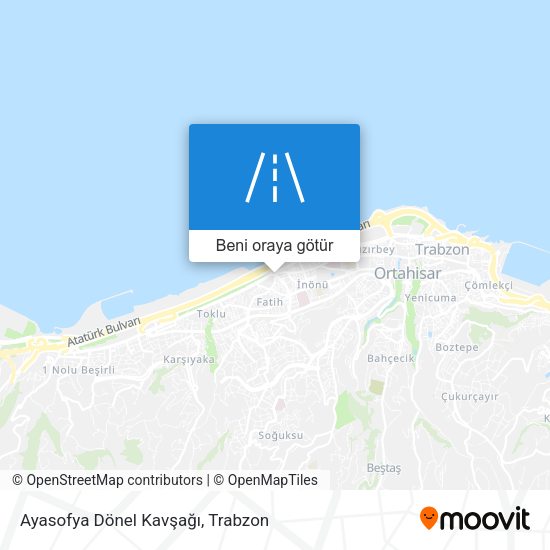 Ayasofya Dönel Kavşağı harita