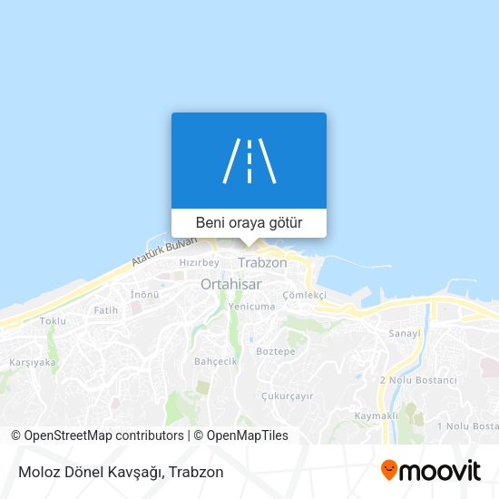 Moloz Dönel Kavşağı harita