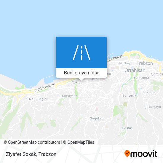 Ziyafet Sokak harita