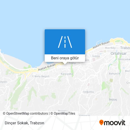 Dinçer Sokak harita