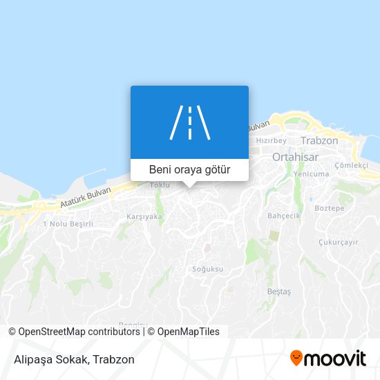 Alipaşa Sokak harita