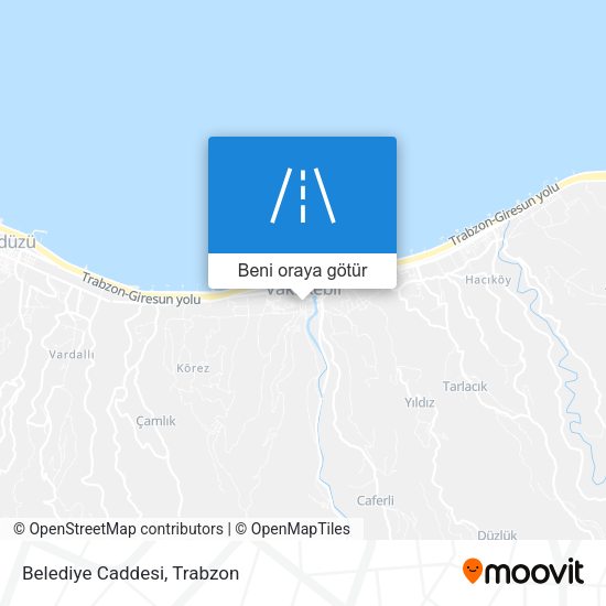 Belediye Caddesi harita
