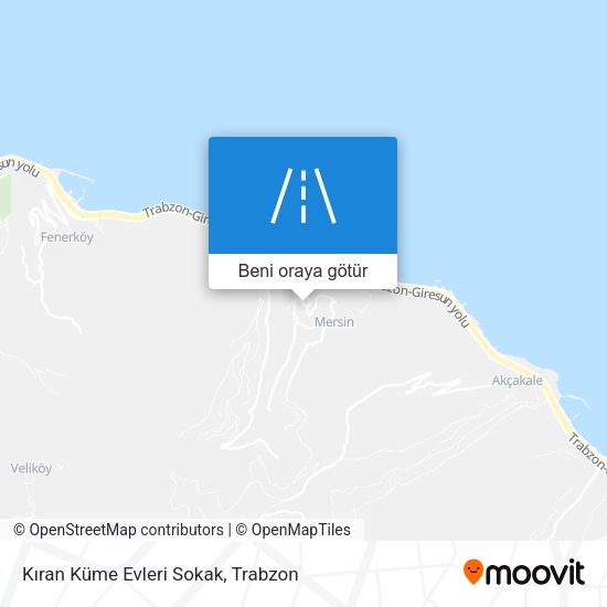 Kıran Küme Evleri Sokak harita
