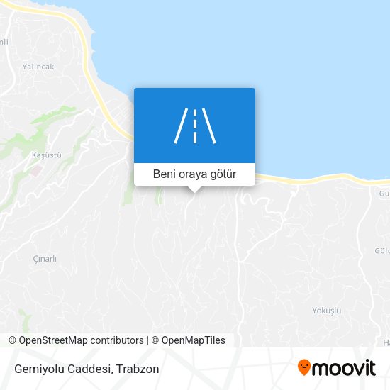 Gemiyolu Caddesi harita