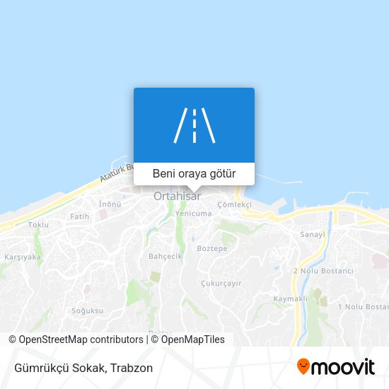 Gümrükçü Sokak harita